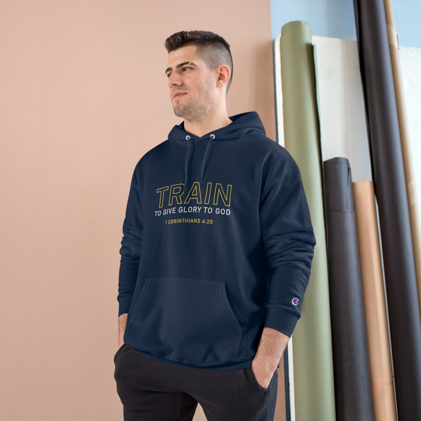 Train to Give Glory to God Hoodie