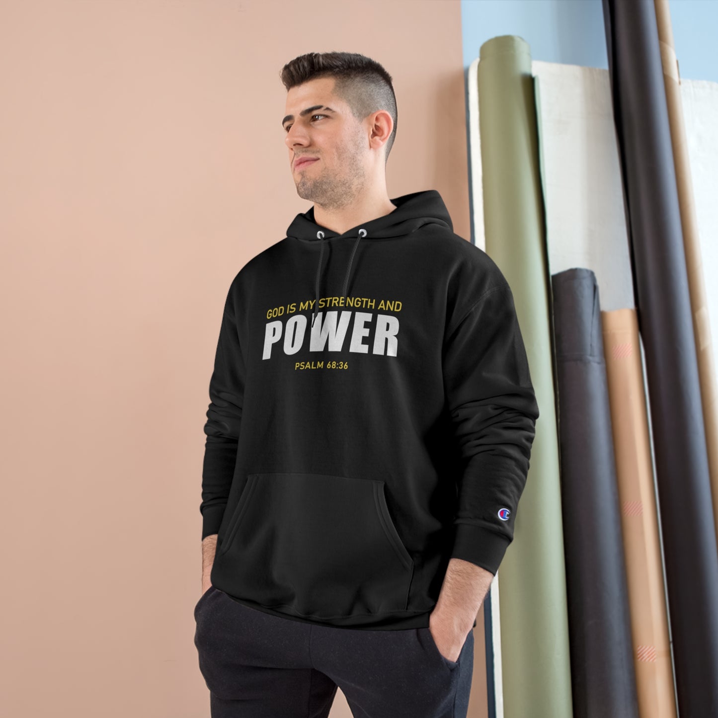 God is My Strength and Power Hoodie