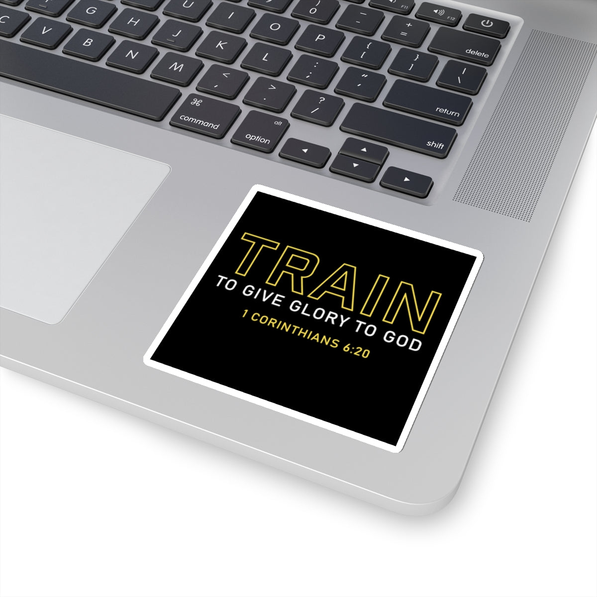 Train to Give Glory to God Sticker