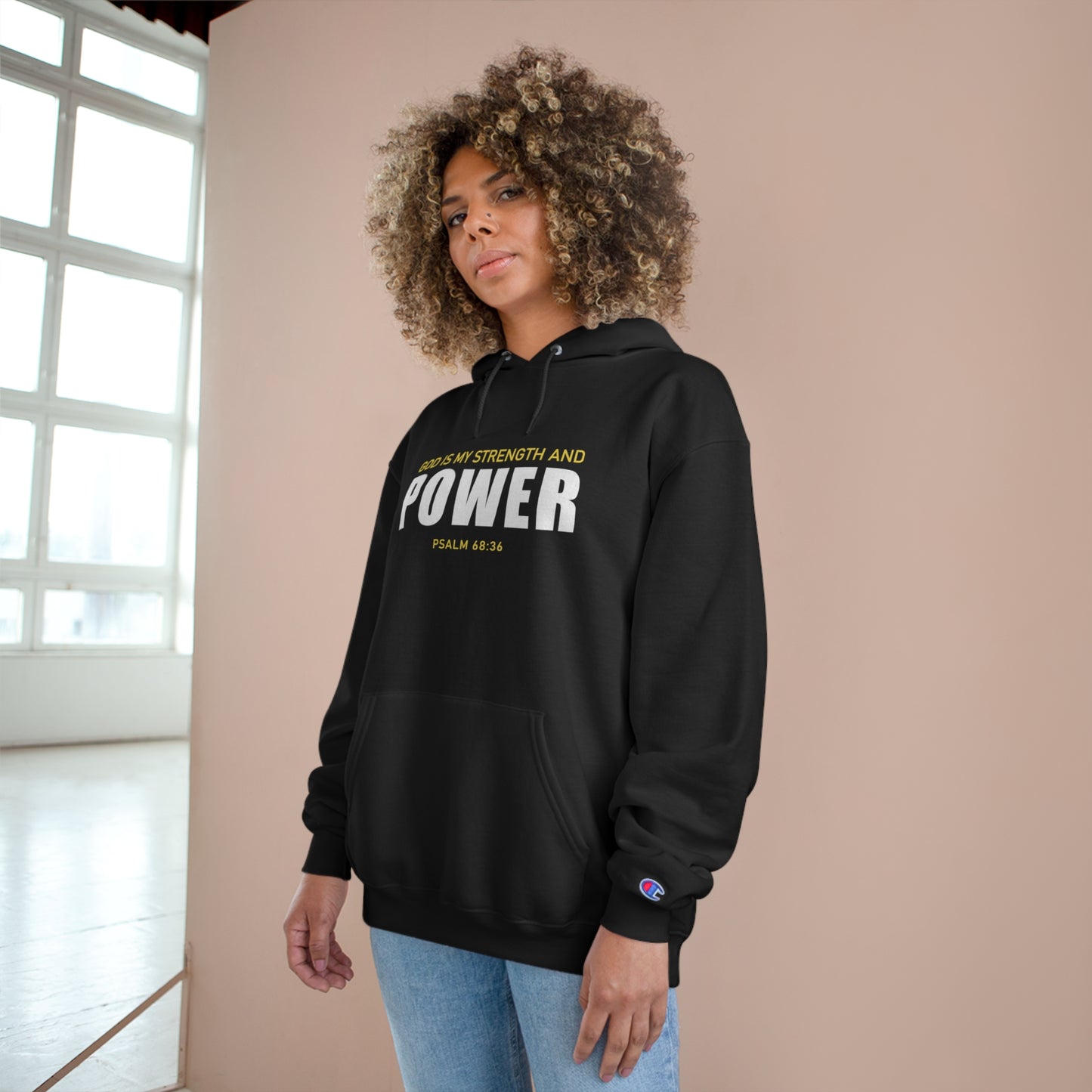 God is My Strength and Power Hoodie