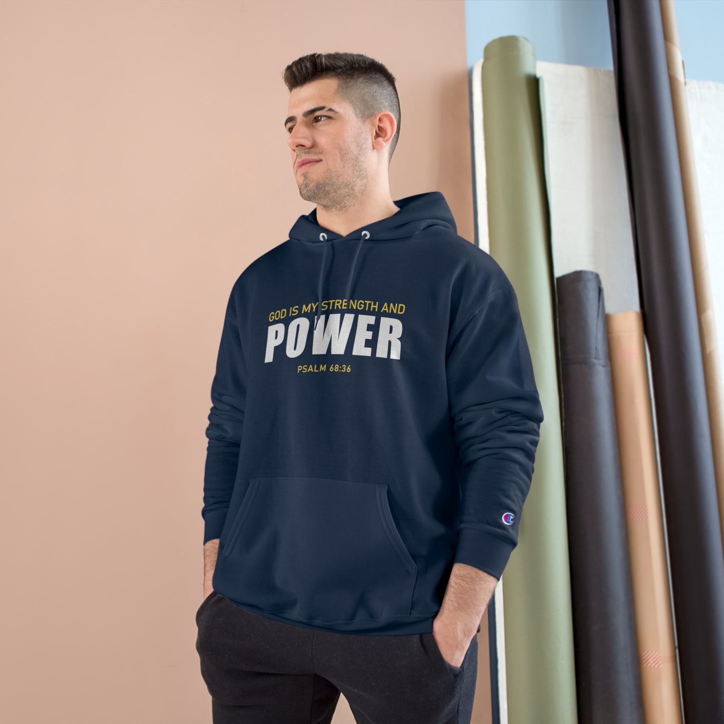 God is My Strength and Power Hoodie