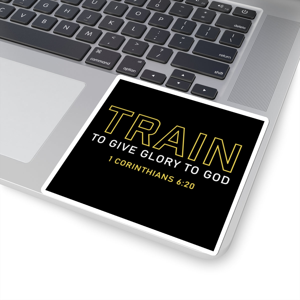 Train to Give Glory to God Sticker