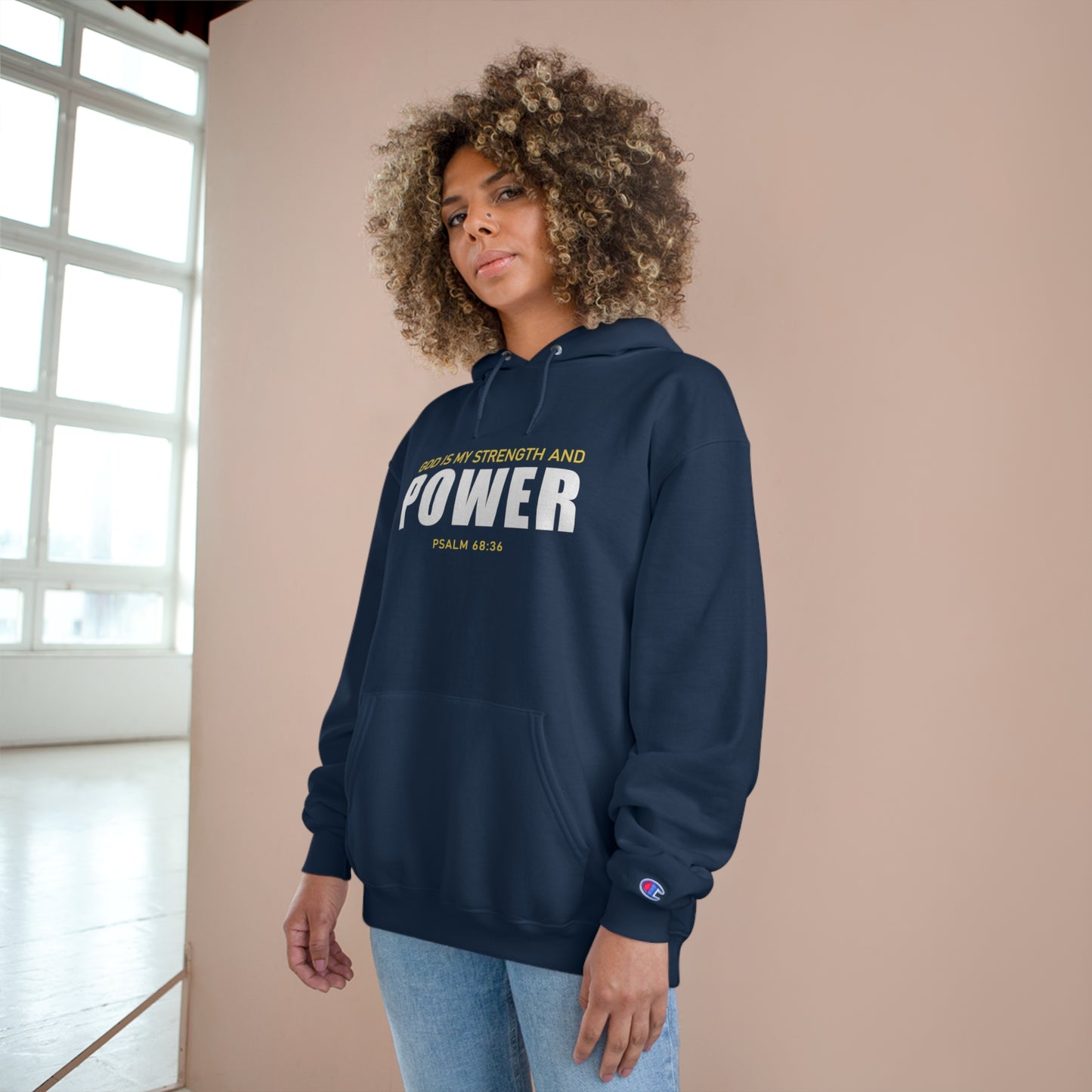 God is My Strength and Power Hoodie