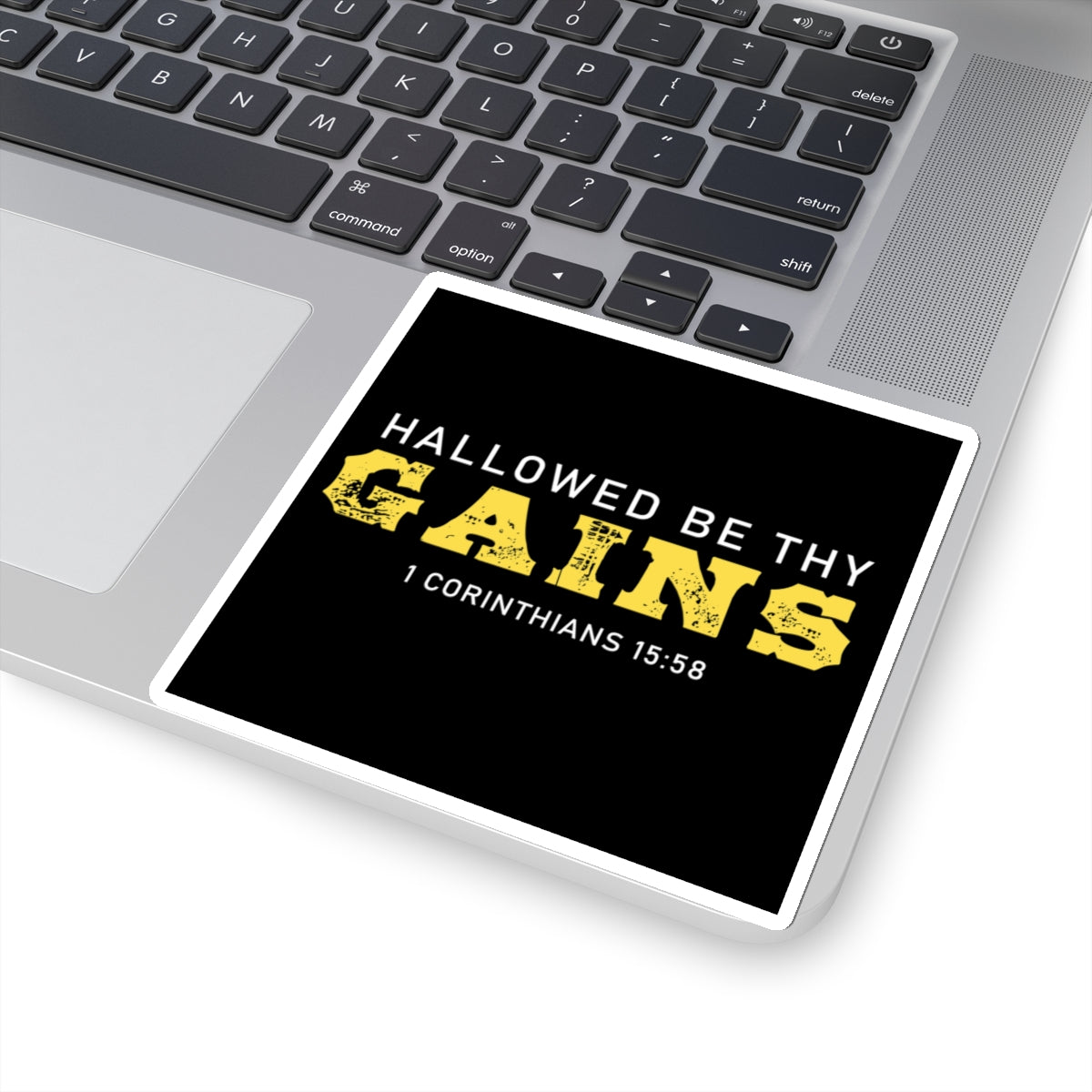 Hallowed Be Thy Gains Sticker